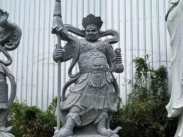 儒风石雕人物